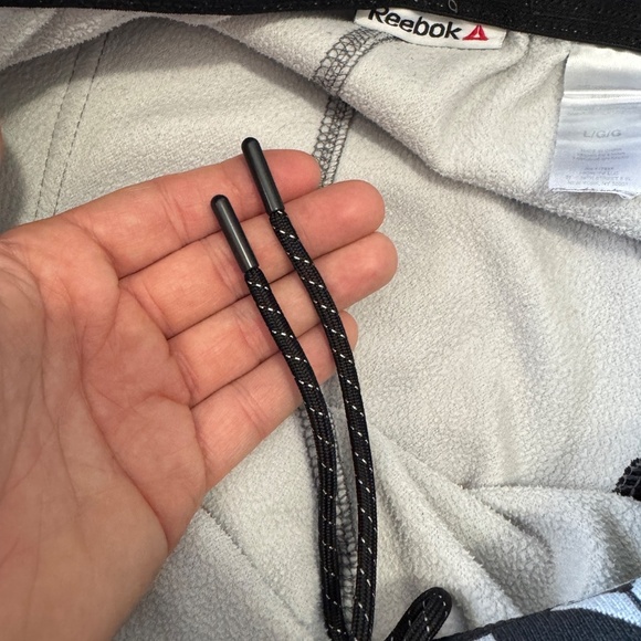 Reebok Men's Large Pull-On Athletic Sweatpants Gray Light Fleece Activewear‎ Gym - Picture 9 of 15